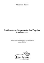 LAIDERONETTE, IMPERATRICE DES PAGODES for marimba and piano